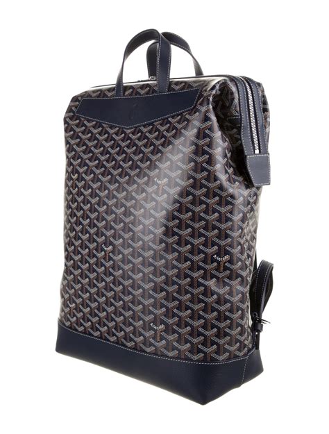 blue Goyard backpack